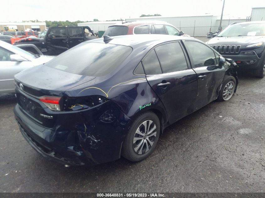 2022 TOYOTA COROLLA HYBRID LE - JTDEAMDE2NJ061965