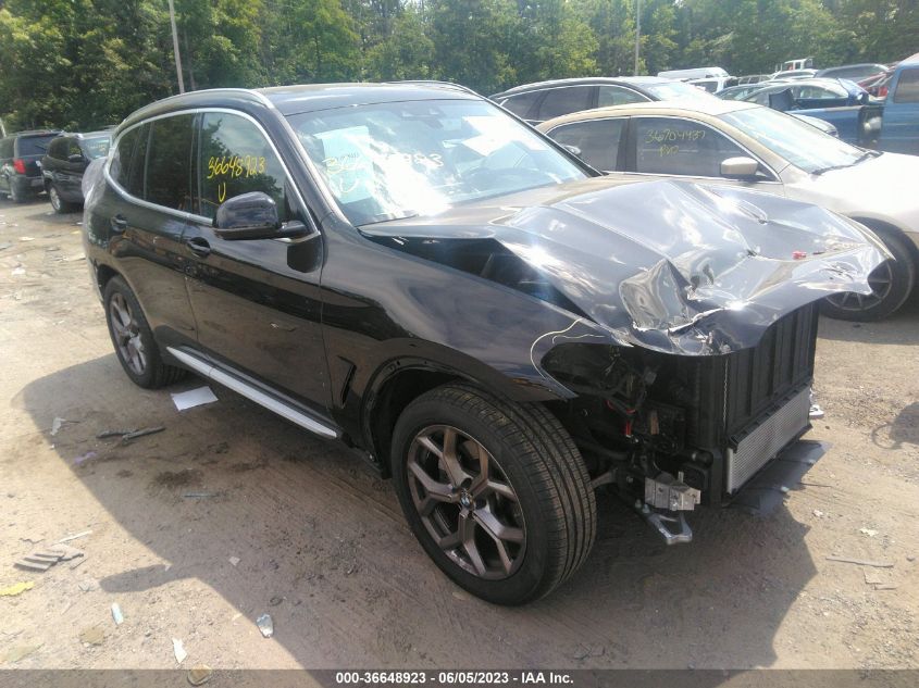 2021 BMW X3 XDRIVE30I - 5UXTY5C05M9G98784