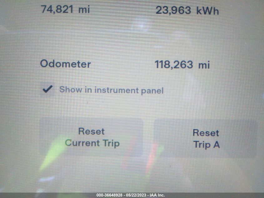 2015 TESLA MODEL S KWH BATTERY - 5YJSA1H15FFP78944