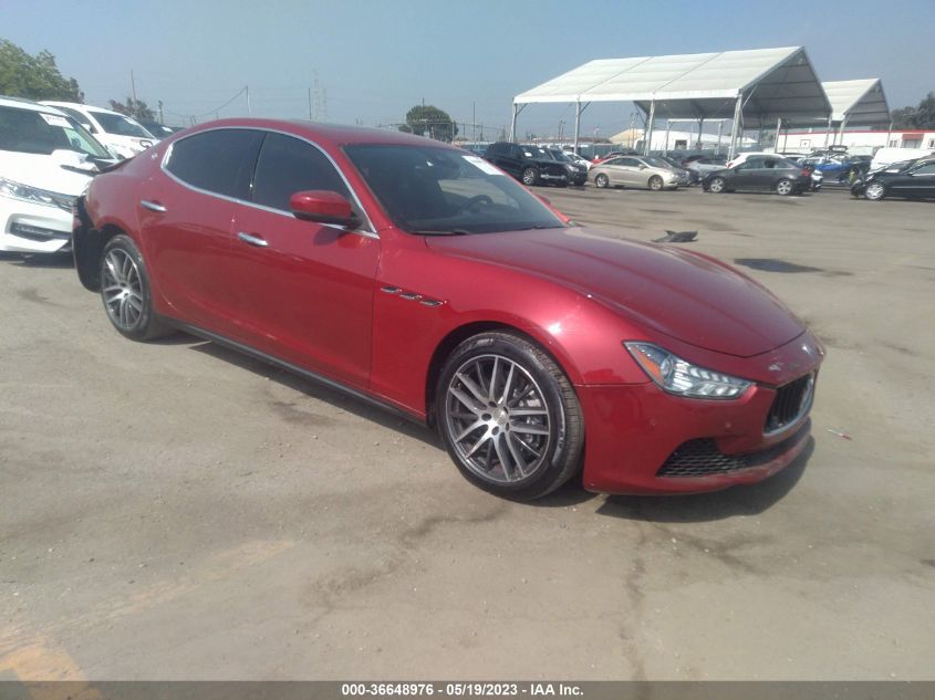 2017 MASERATI GHIBLI S - ZAM57RSA3H1217216