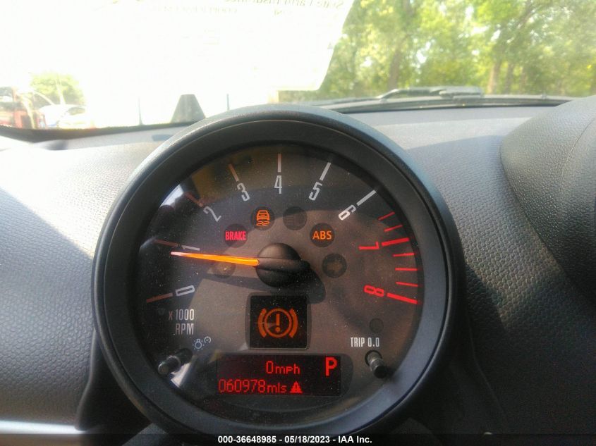 2015 MINI PACEMAN COOPER S WMWSS5C53FWN67345