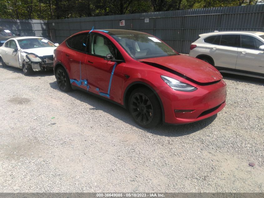 2021 TESLA MODEL Y LONG RANGE - 5YJYGAEE4MF294244