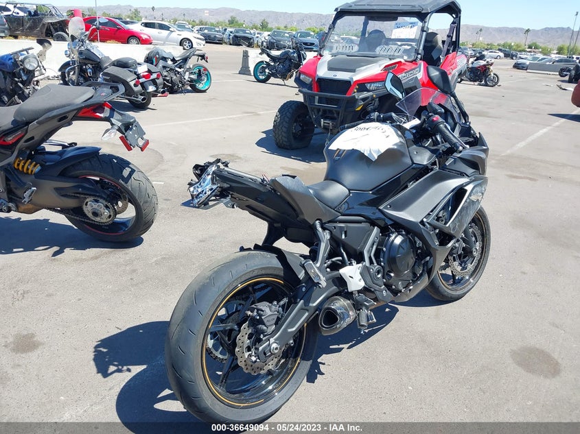 VIN ML5EXER19PDA83891 2023 KAWASAKI EX650 R