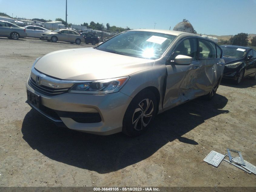 2016 HONDA ACCORD SEDAN LX - 1HGCR2F31GA027522