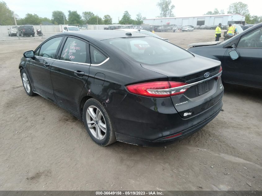 2018 FORD FUSION SE - 3FA6P0HD9JR108833