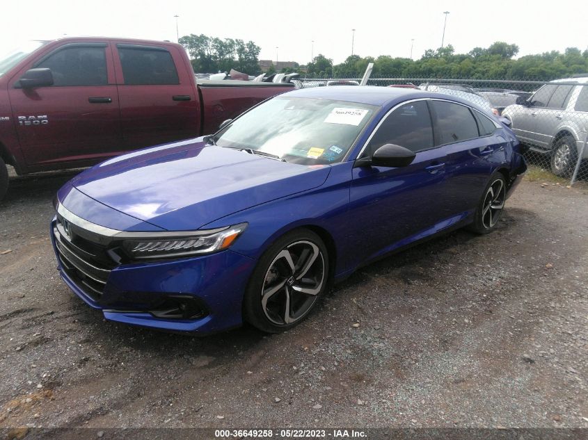 2021 HONDA ACCORD SEDAN SPORT SE - 1HGCV1F48MA010808