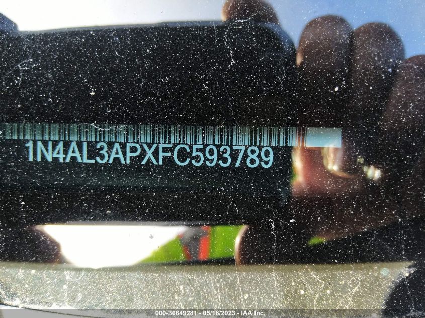 2015 NISSAN ALTIMA 2.5 SV - 1N4AL3APXFC593789