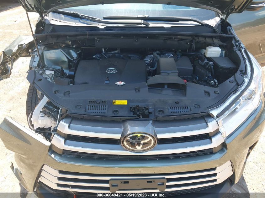 2019 TOYOTA HIGHLANDER SE/XLE - 5TDKZRFH8KS333384