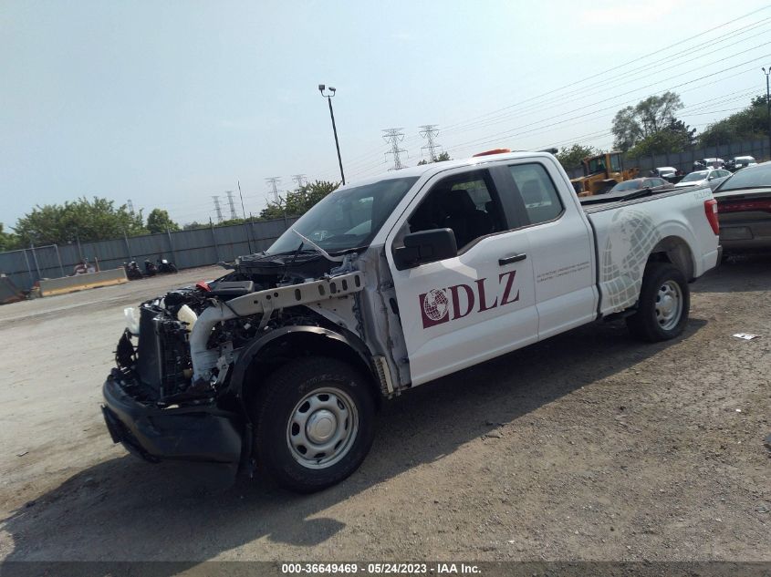 2021 FORD F150 SUPER CAB - 1FTGX1EBGMKE65989