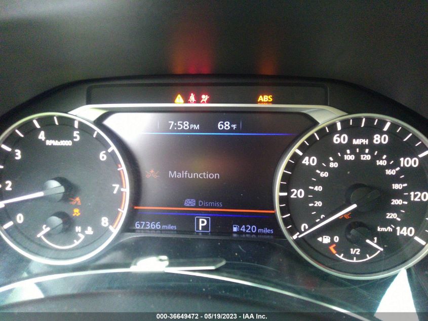 2021 NISSAN ALTIMA 2.5 SV - 1N4BL4DVXMN337612