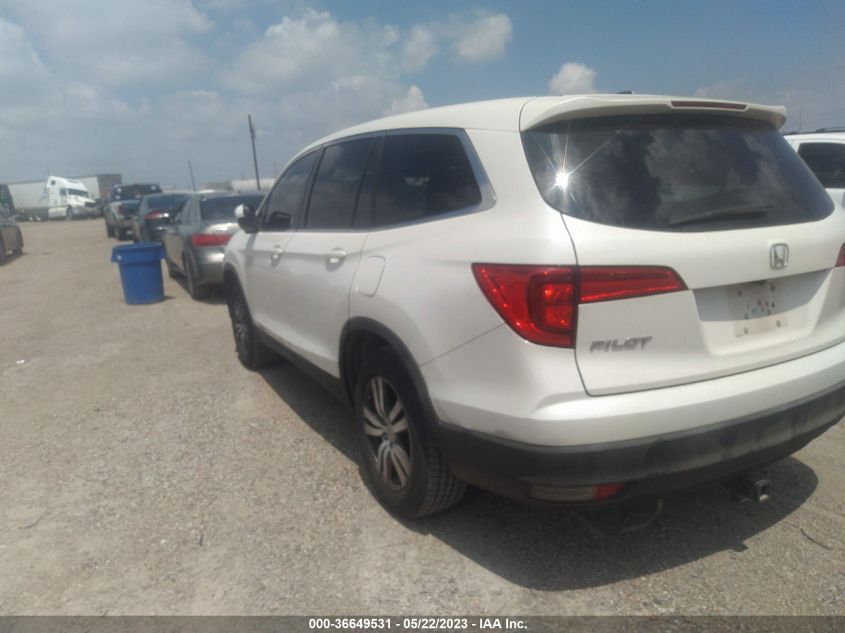 2016 HONDA PILOT EX-L - 5FNYF5H88GB017326