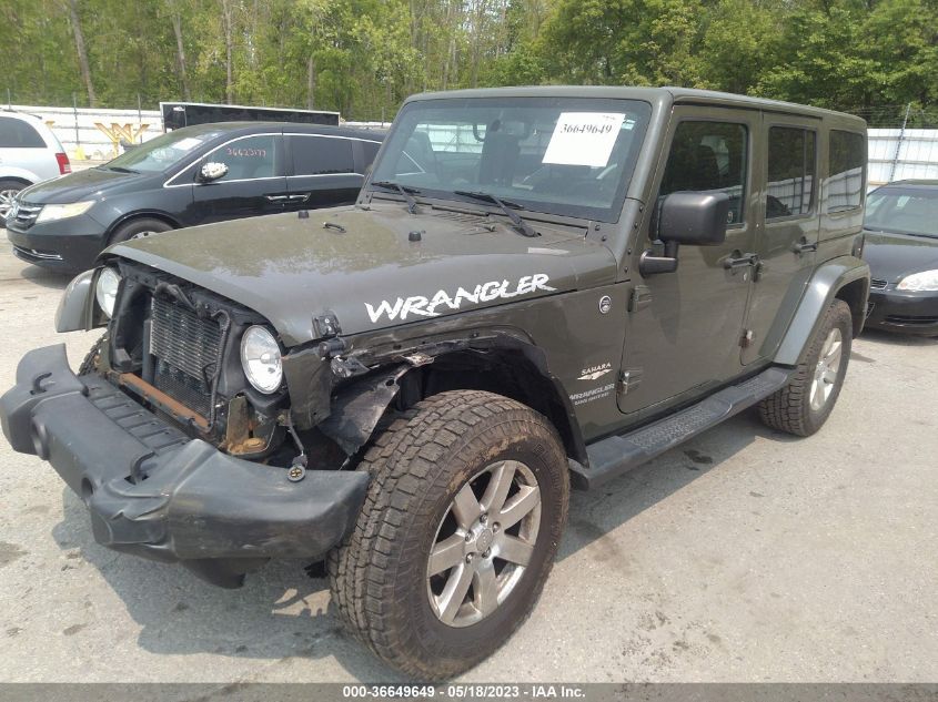 2015 JEEP WRANGLER UNLIMITED SAHARA - 1C4BJWEG5FL776663
