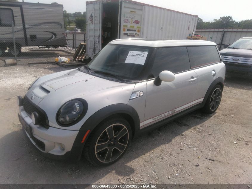 2013 MINI COOPER CLUBMAN S - WMWZG3C50DTY33200