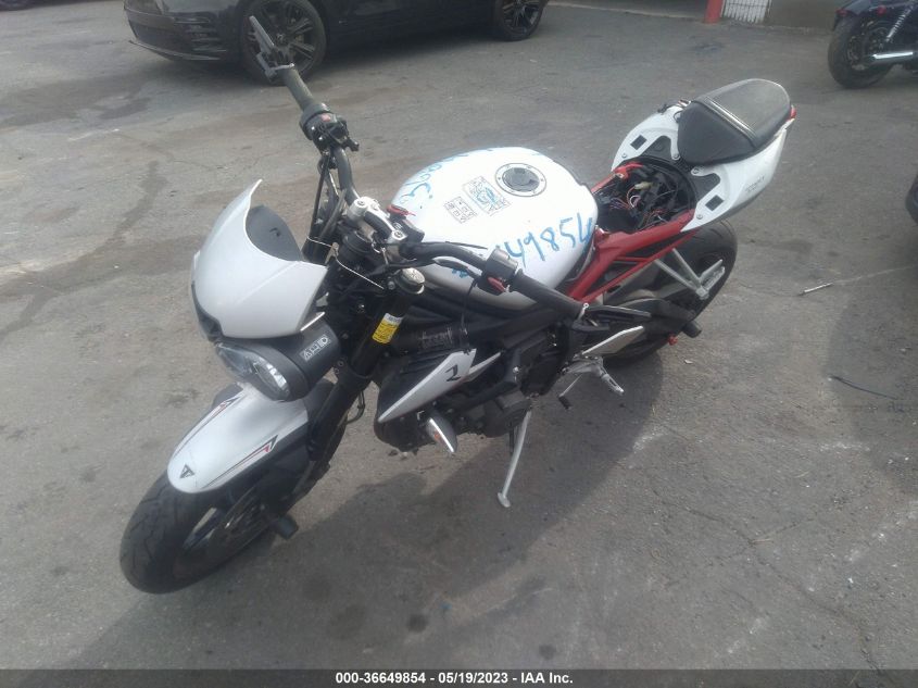 2018 TRIUMPH MOTORCYCLE STREET TRIPLE R SMTA414D6JT841754