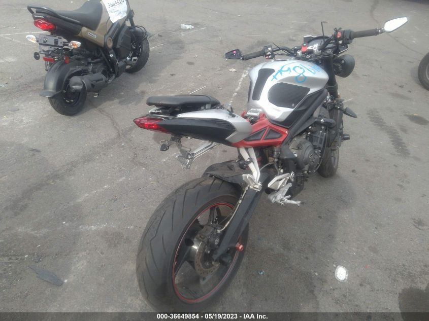 2018 TRIUMPH MOTORCYCLE STREET TRIPLE R SMTA414D6JT841754