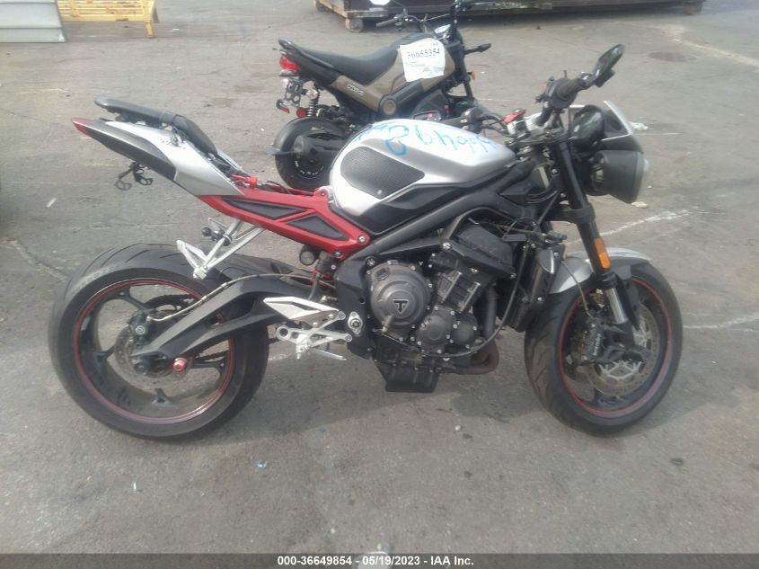 2018 TRIUMPH MOTORCYCLE STREET TRIPLE R SMTA414D6JT841754