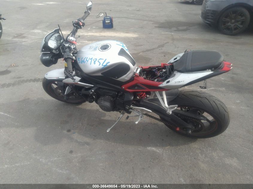 2018 TRIUMPH MOTORCYCLE STREET TRIPLE R SMTA414D6JT841754