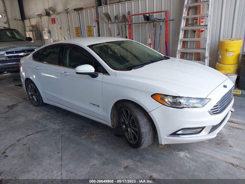 2017 FORD FUSION HYBRID SE - 3FA6P0LU8HR182827