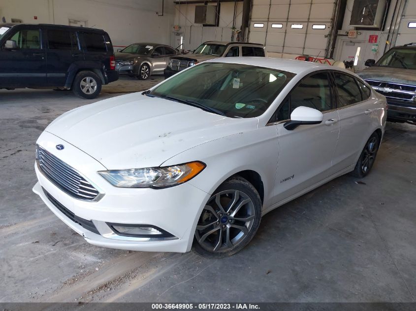 2017 FORD FUSION HYBRID SE - 3FA6P0LU8HR182827