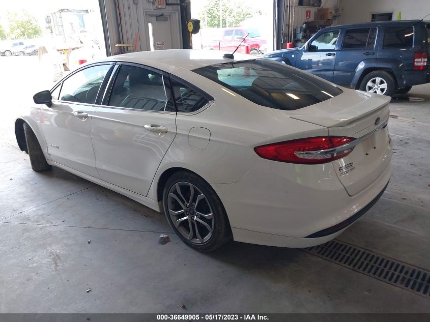2017 FORD FUSION HYBRID SE - 3FA6P0LU8HR182827