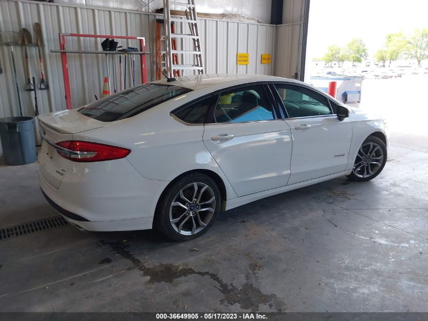 2017 FORD FUSION HYBRID SE - 3FA6P0LU8HR182827