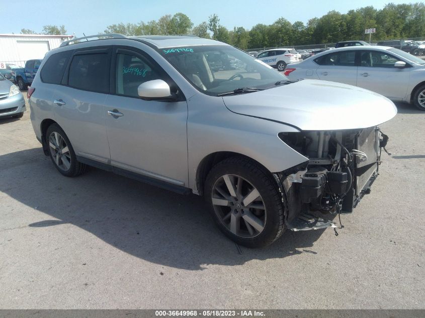 2014 NISSAN PATHFINDER PLATINUM - 5N1AR2MM2EC627528