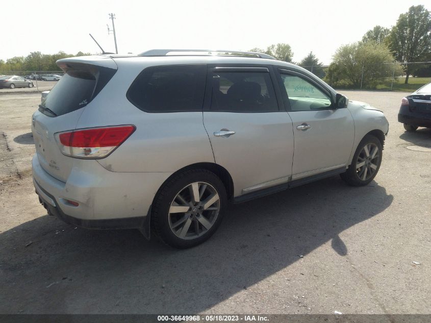 2014 NISSAN PATHFINDER PLATINUM - 5N1AR2MM2EC627528