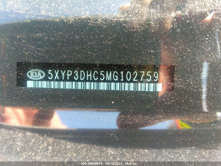 2021 KIA TELLURIDE EX - 5XYP3DHC5MG102759