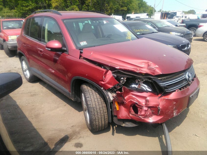 2015 VOLKSWAGEN TIGUAN SE - WVGBV7AX8FW058843