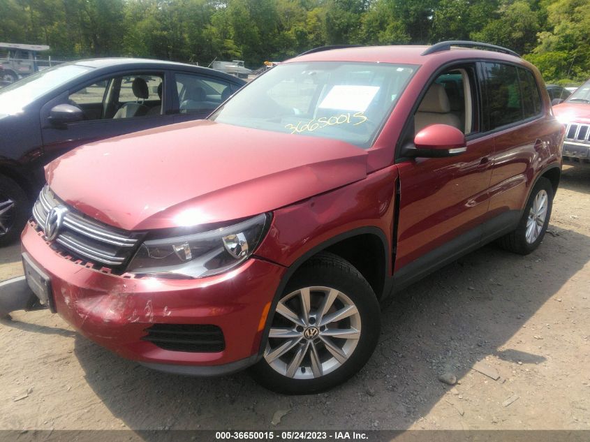 2015 VOLKSWAGEN TIGUAN SE - WVGBV7AX8FW058843
