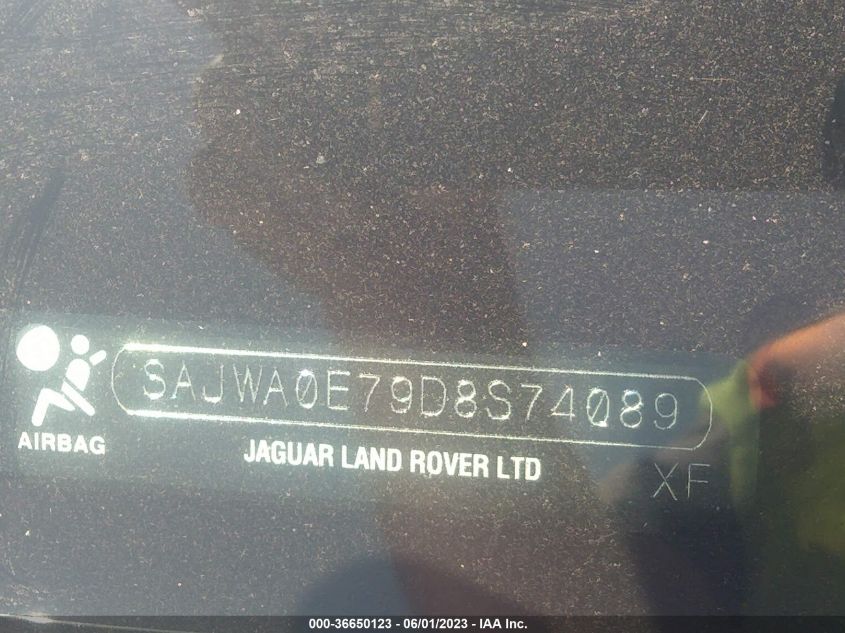 2013 JAGUAR XF V6 RWD - SAJWA0E79D8S74089