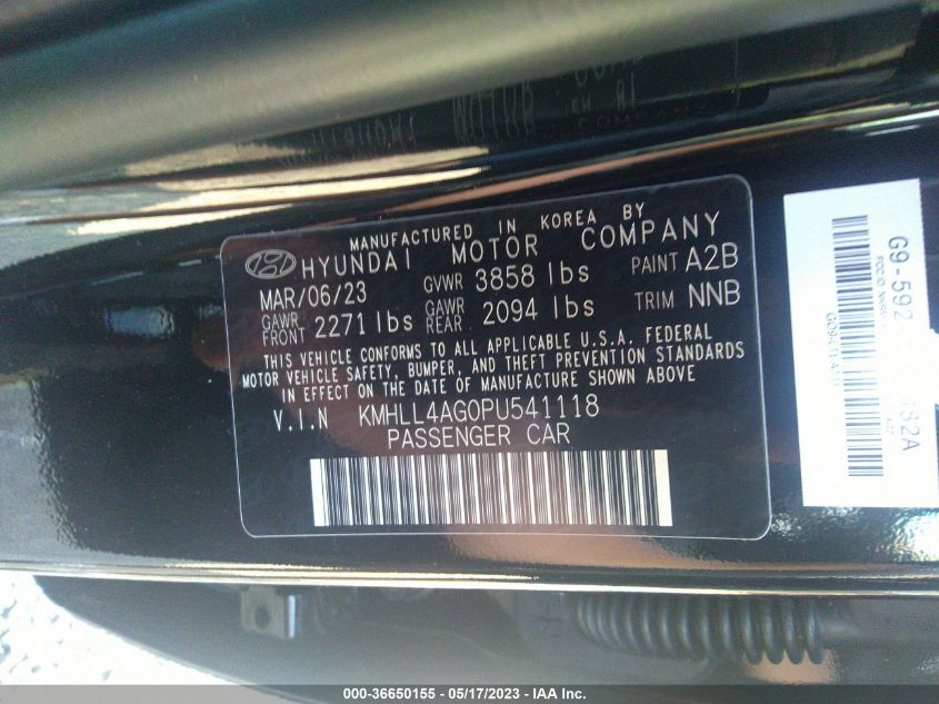 2023 HYUNDAI ELANTRA SE - KMHLL4AG0PU541118
