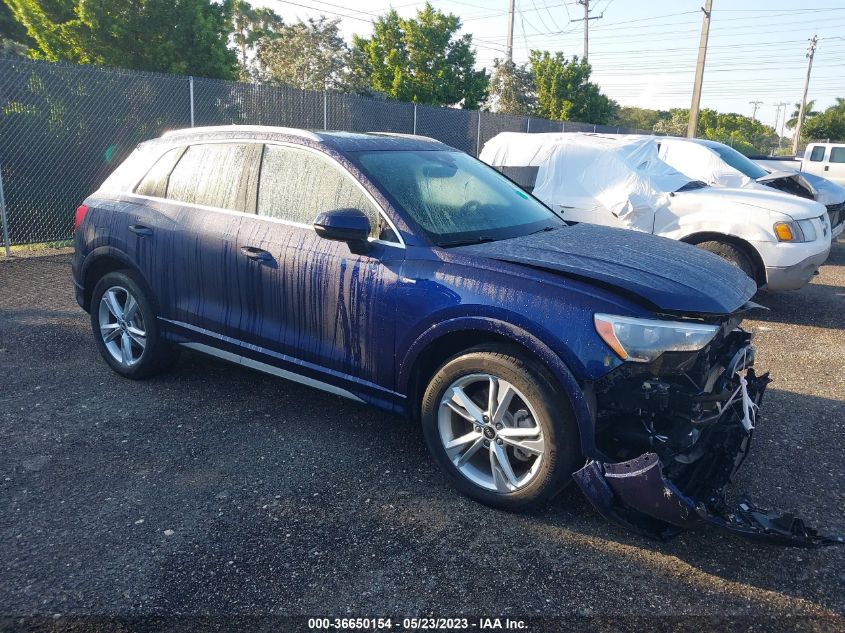 2021 AUDI Q3 S LINE PREMIUM - WA1DECF39M1023650