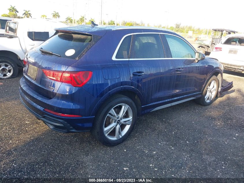 2021 AUDI Q3 S LINE PREMIUM - WA1DECF39M1023650