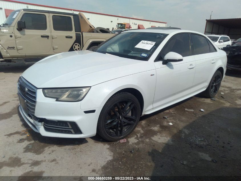 2017 AUDI A4 SEASON OF AUDI PREMIUM - WAUDNAF40HN046331