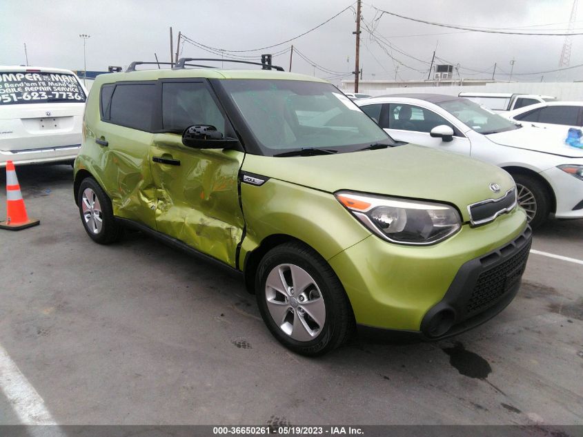 2015 KIA SOUL BASE - KNDJN2A22F7814264