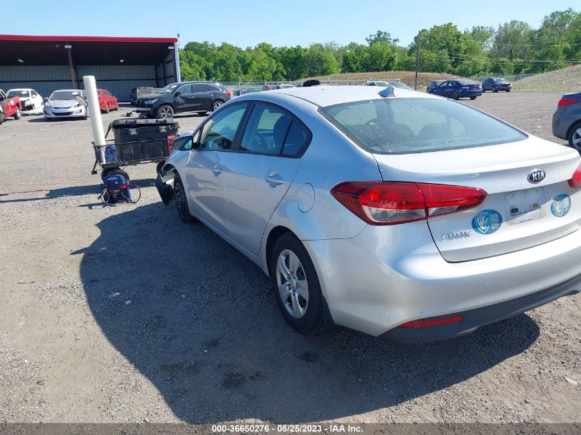 2017 KIA FORTE LX - 3KPFK4A79HE091683