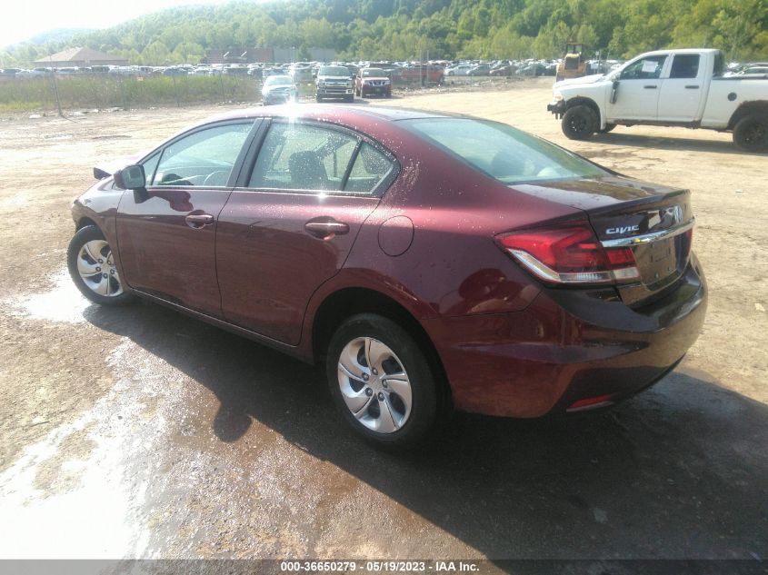 2014 HONDA CIVIC SEDAN LX - 2HGFB2F56EH533820