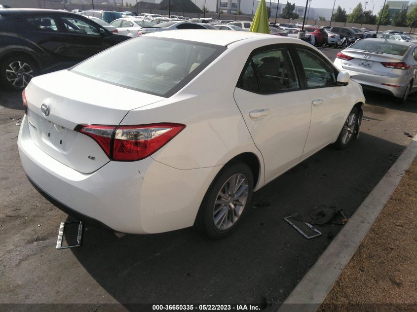 2014 TOYOTA COROLLA L/LE/S/S PLUS/LE PLUS - 5YFBURHE6EP073419