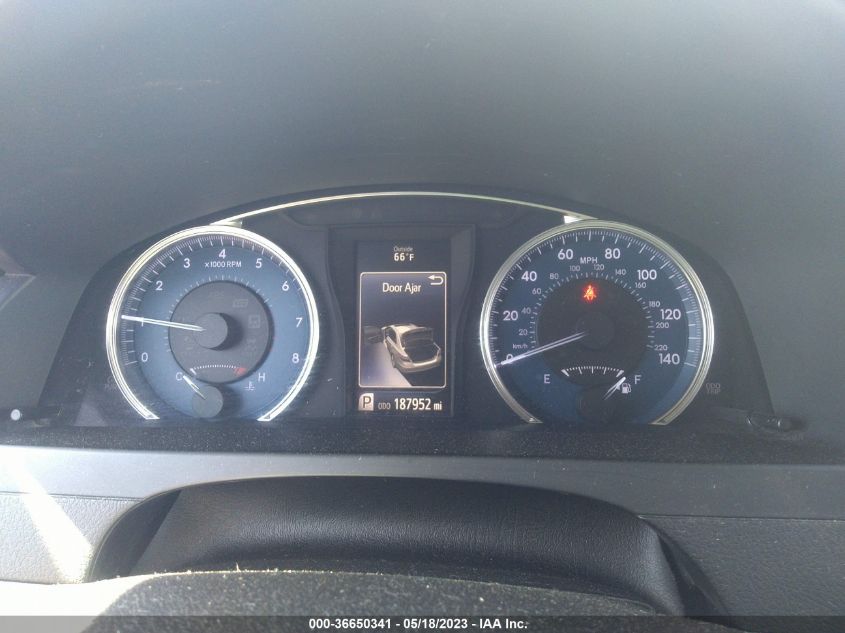 2016 TOYOTA CAMRY XLE/SE/LE/XSE - 4T4BF1FK3GR576210