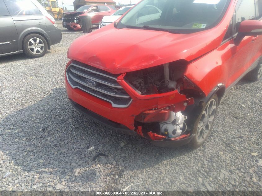 2018 FORD ECOSPORT SE - MAJ6P1UL9JC219948