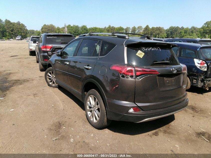 2017 TOYOTA RAV4 LIMITED/PLATINUM - 2T3DFREV8HW539790