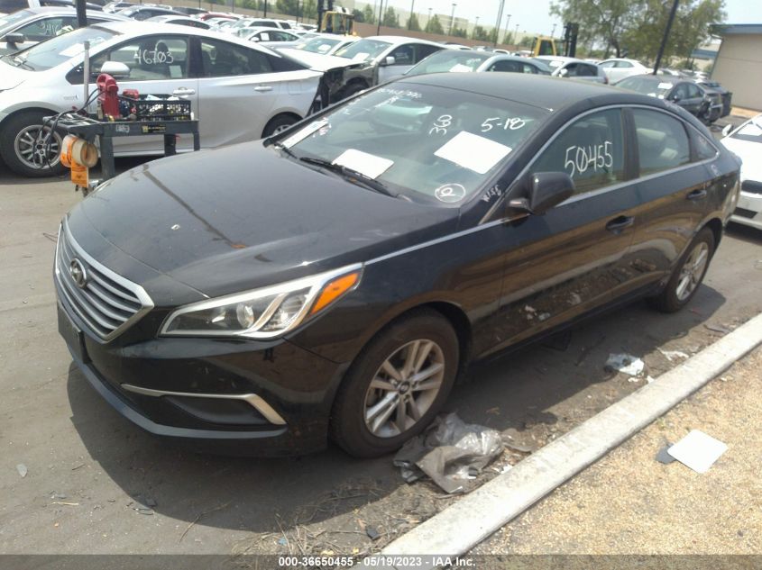 2017 HYUNDAI SONATA 2.4L - 5NPE24AF1HH522046