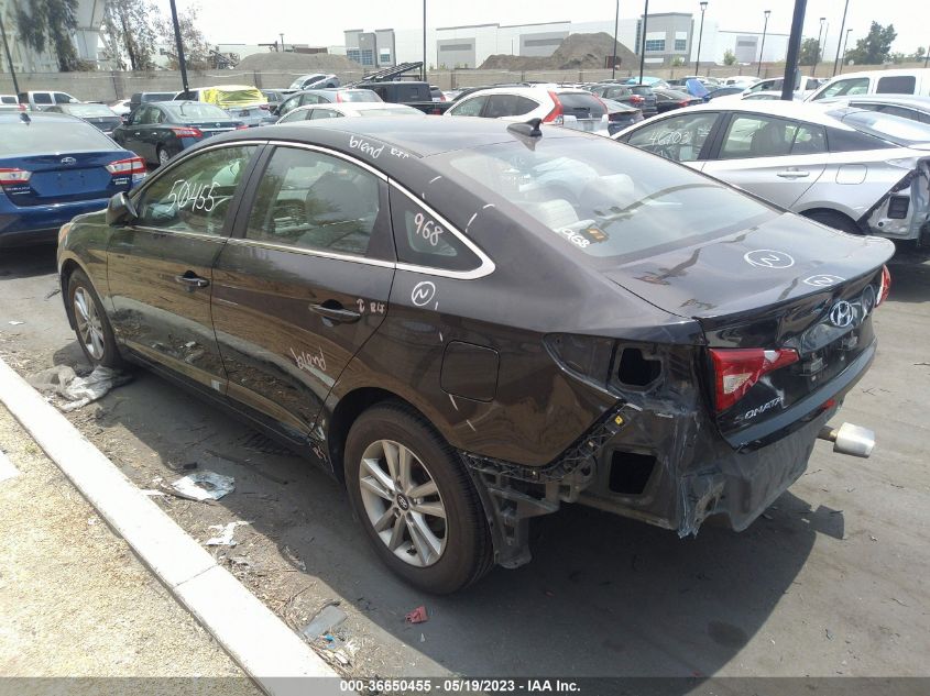 2017 HYUNDAI SONATA 2.4L - 5NPE24AF1HH522046