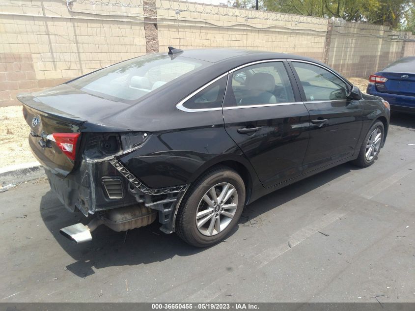 2017 HYUNDAI SONATA 2.4L - 5NPE24AF1HH522046