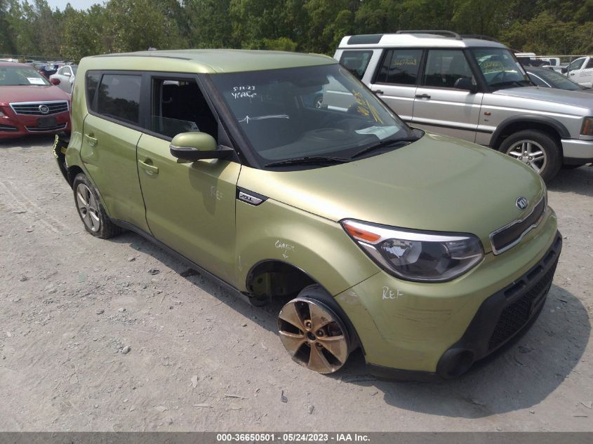 2015 KIA SOUL BASE - KNDJN2A23F7766404