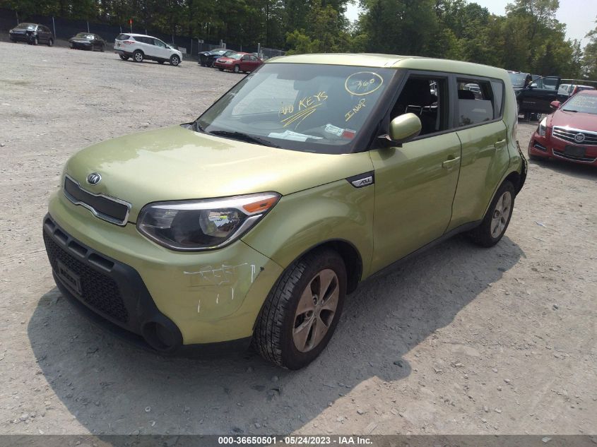 2015 KIA SOUL BASE - KNDJN2A23F7766404