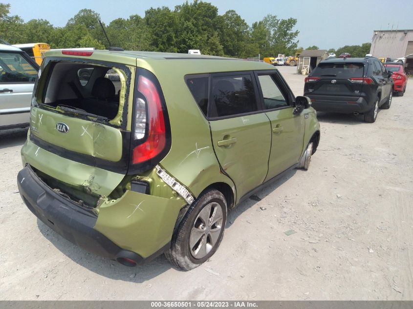 2015 KIA SOUL BASE - KNDJN2A23F7766404