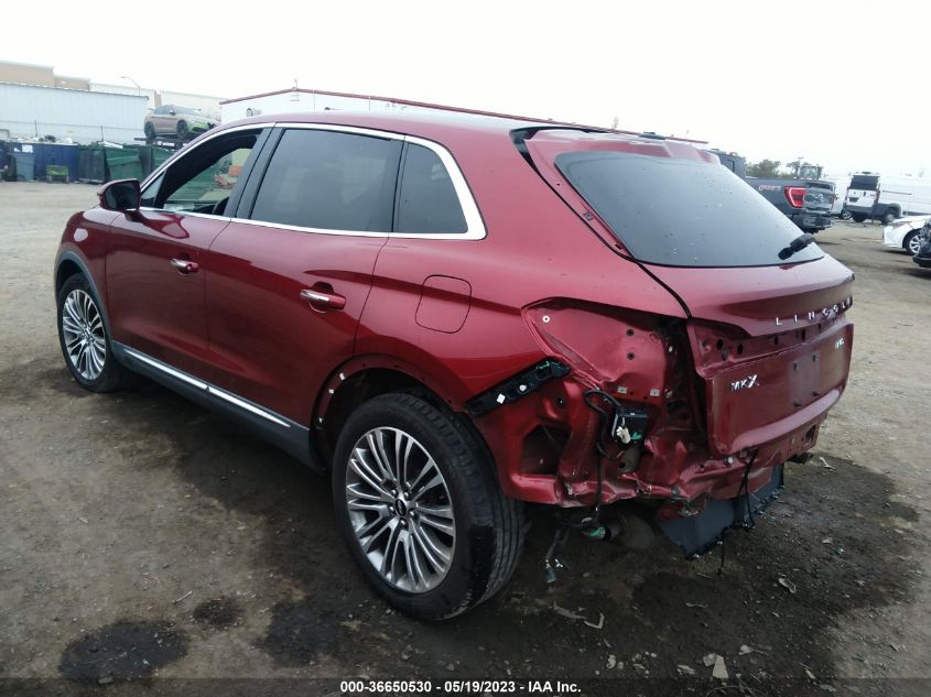 2016 LINCOLN MKX RESERVE - 2LMTJ8LR1GBL44822