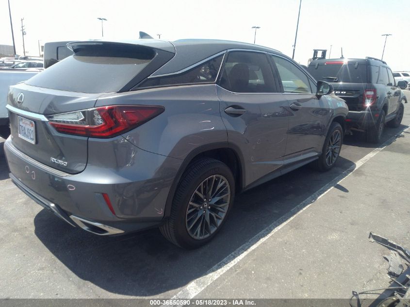 2016 LEXUS RX 350 F SPORT - 2T2BZMCA4GC004137